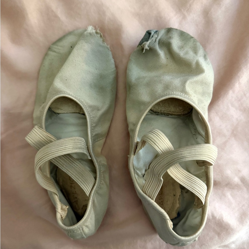 Well used, smelly and sweaty, Women's Ballet Shoes, size 6, Capezio brand